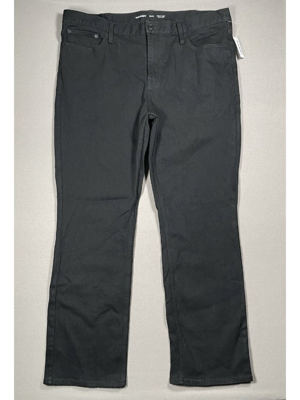 NWT Old Navy Bootcut Built In Flex Black Denim Jean - Men Size 38 X 32